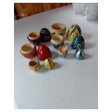 Hand-Painted Wooden Nesting Eggs