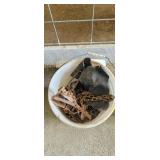Lot of animal traps of varying sizes