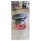 Rims and white wall tire