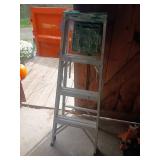 Werner Aluminum Step Ladder, 4-Step