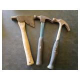 Two hammers and a hatchet