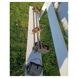 Lathe with motor