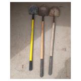 3 Shovels Mixed Brands and Materials