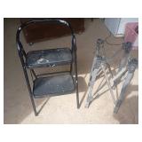 Folding Step Stool and Stand