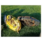 Two mower decks