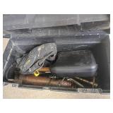 Hand Tools in Black Plastic Toolbox
