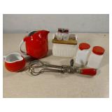 Vintage Kitchenware Set With Hall