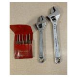 Starrett Punch Set & 2 Craftsman Wrenches
