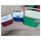 3 Vintage Coolers: Igloo Playmate & Coleman