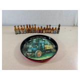 Vintage Beer Bottle Shakers and General Tire Tray
