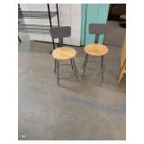Metal Stools With Backs