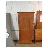Antique Oak Wardrobe, Single Door