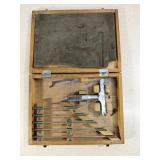 Mitutoyo 0-6" Depth Micrometer Set in Case