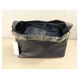 Marilyn Monroe Navy Faux Leather Shoulder Bag