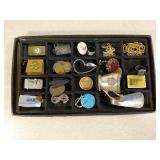 Lot: Coins, Keychains, Silver Mini Pitcher