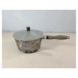 Griswold Hammered Aluminum Saucepan with Lid