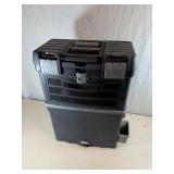 Wheeled Tackle Box With Handle