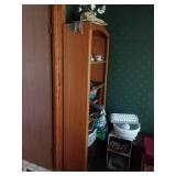 Tall Wood Shelf Unit 12x30x73 Inches