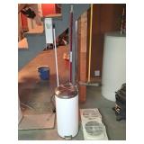 Household Fan, Garbage Can & Mops Lot