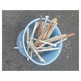 Large Railroad Spikes, Bucket Assortment