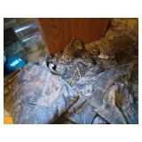 Four Large Camo Hunting Sweatshirts