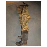 Hodgman Waders Camouflage Rubber Boots, Md