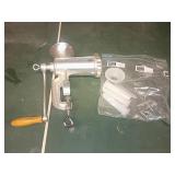 Manual Meat Grinder No. 10 W/ Attachments