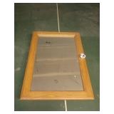 Wood Medicine Cabinet With Mirror Door