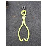 Heavy Duty Log Lifting Tongs with Hook
