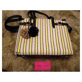 Betsey Johnson Striped Handbag