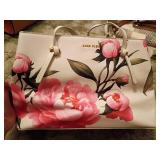 Anne Klein Floral Satchel Handbag