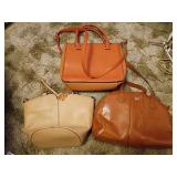 3 Designer Handbags: Nine West, Kelly & Katie