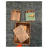Zippo and Ronson Pocket Lighter Lot