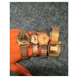 4 Mixed Watches Assorted Brands