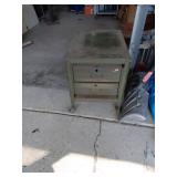 Vintage Metal Rolling Tool Cart