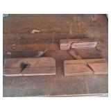 Three Antique Wooden Planes