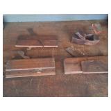 4 Wooden Hand Planes, 3 Branded