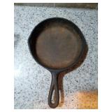Cast iron marked 3