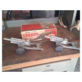 Marx Howitzer Cannon Toys w/ Box
