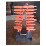 Pittsburgh 18pc T-Handle Hex Key Set