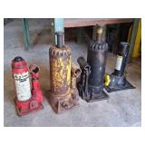 4 Vintage Hydraulic & Mechanical Jacks