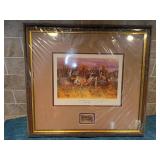 Gary Swanson Deuces Wild NRA Print Framed 18x17