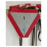 Vintage Reflective Tractor Slow Sign
