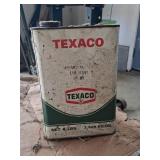 Vintage Texaco 8 LB Lubricant Oil Can