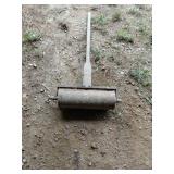 Vintage 20x7in Metal Yard Roller Tool