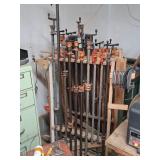 10 Large Heavy-Duty Wood Bar Clamps