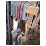 10 Assorted C Clamps