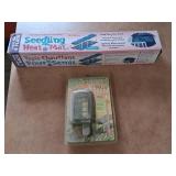Seedling Heat Mat and Hydrofarm Thermostat