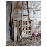 Wooden A-Frame Step Ladder