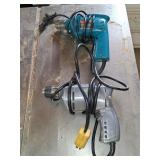 Makita and Craftsman Electric Drills, 2pc
